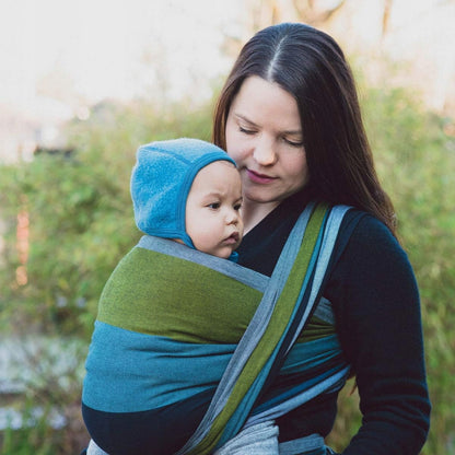 HOPPEDIZ geweven draagdoek voor het dragen van een baby 4,6x0,7
