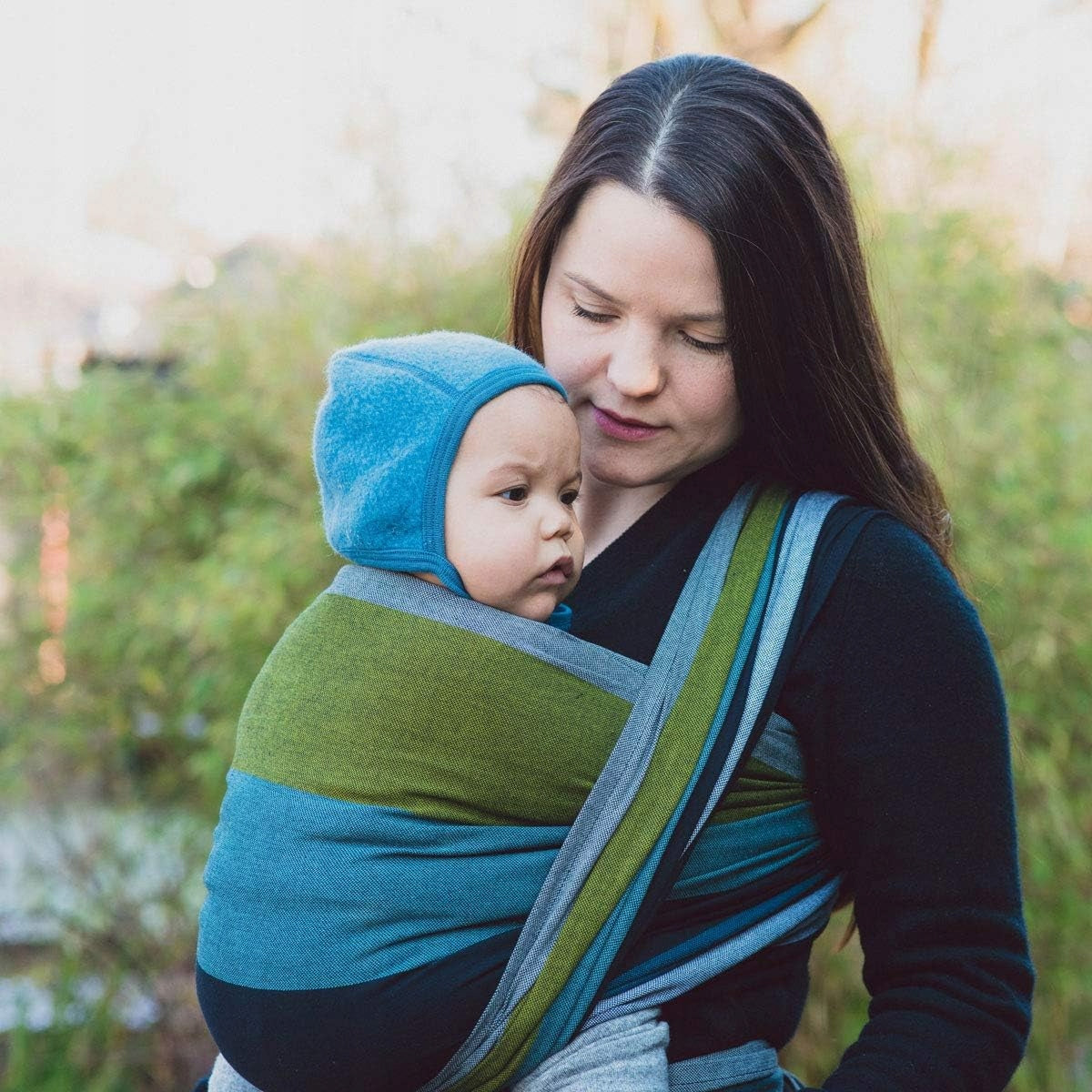 HOPPEDIZ geweven draagdoek voor het dragen van een baby 4,6x0,7