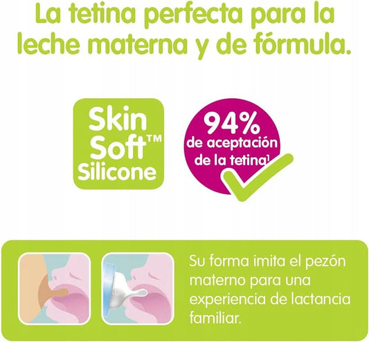 MAM tetina para biberón x2 para bebés 2m+