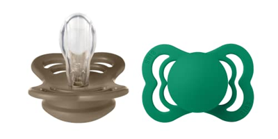 BIBS SUPREME succhietti calmanti in silicone 0-6 mesi SIMMETRICI