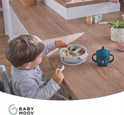 BABYMOOV LEARN'ISY servies set 15-24 maanden siliconen
