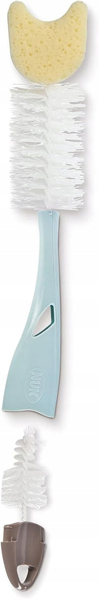 NUK 2-in-1 borstel voor het reinigen van flesspenen en flessen, 28 cm