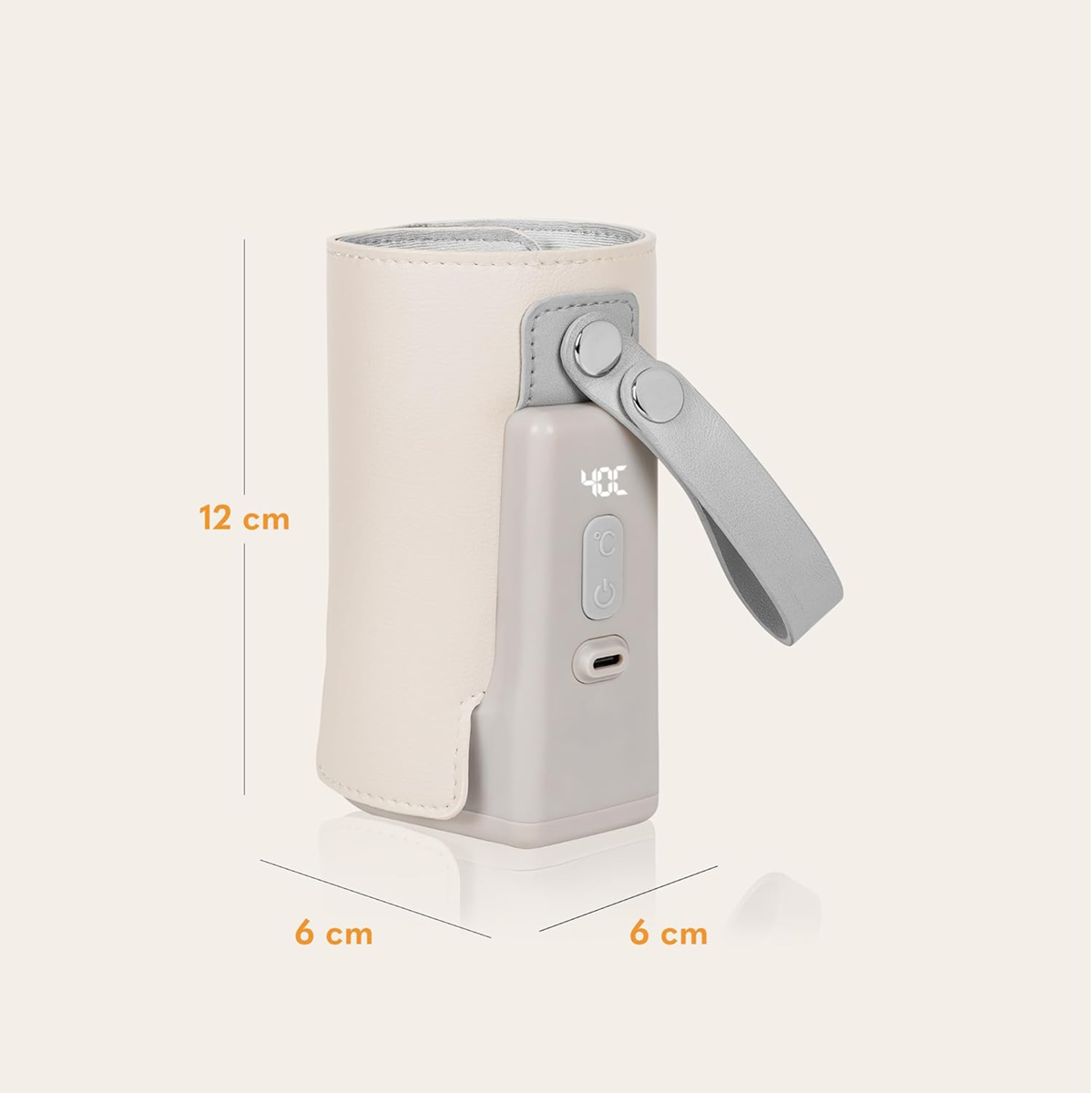 LIONELO Thermup GO PLUS draagbare flessenwarmer