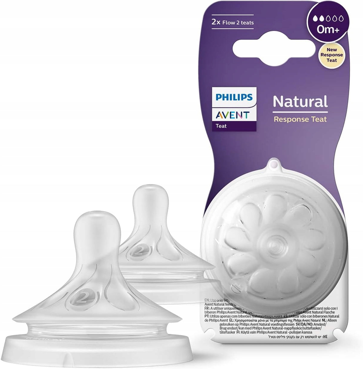 PHILIPS AVENT Natural Flaschensauger 0m+ x2