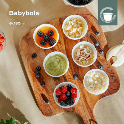 BABYMOOV Babybols contenants 6 x 180 ml ECO bio-matériau