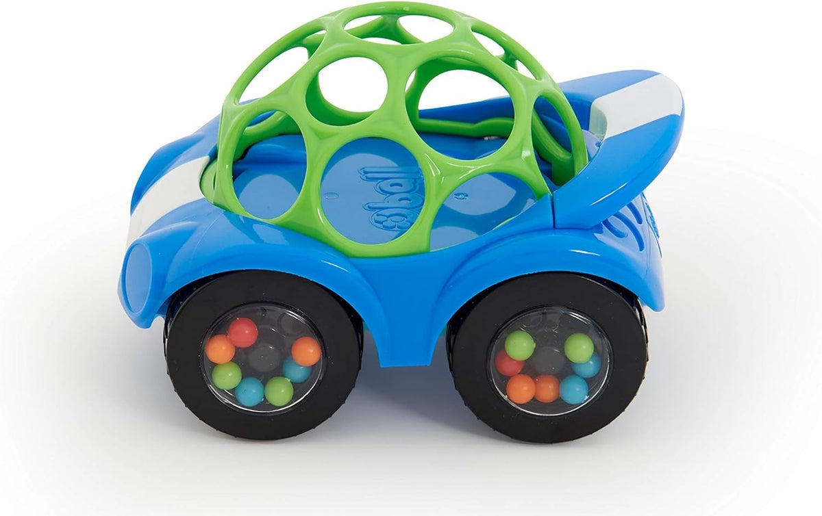 BRIGHT STARTS Oball Rattle & Roll rijdende auto met rammelaar