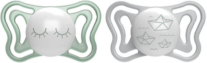 CHICCO PhysioForma fopspeen x2 16-36m GLOEIEND