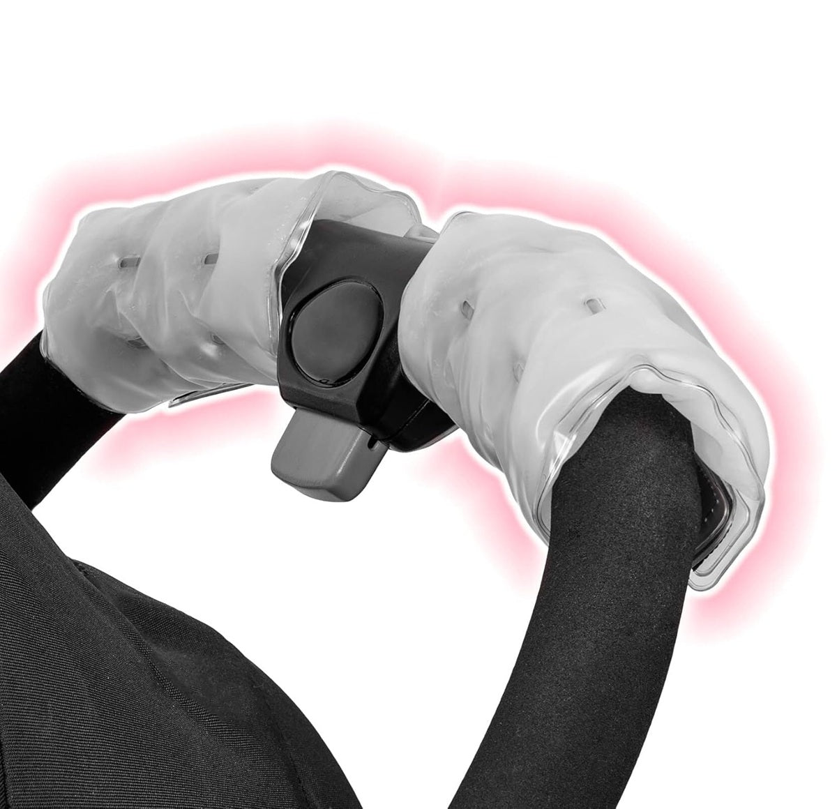 FINGER HEAT Gel-handwarmers voor fiets-, scooter- en kinderwagenhandvatten x2