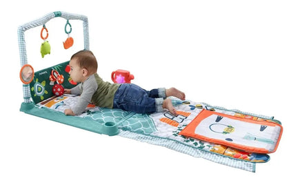 FISHER-PRICE 3-in-1 Spieldecke Lernspielzeug Entdeckerhaus