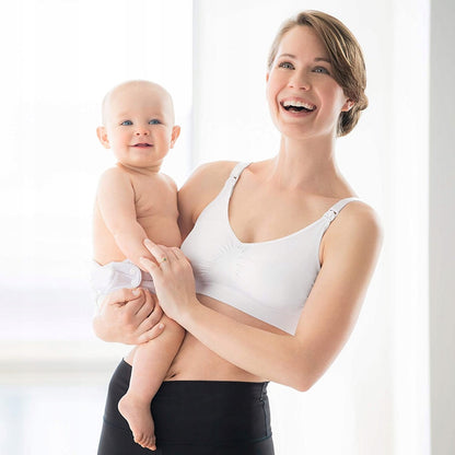 MEDELA biustonosz do karmienia bezszwowy S "N. Komfortowy biustonosz dla karmiących mam, bez fiszbin, miękki i oddychający