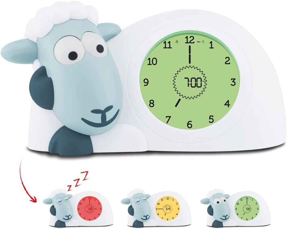 ZAZU alvásedző, óra és éjszakai lámpa BÁRÁNY SAM