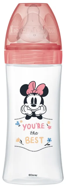 DODIE biberón 330 ml tetina 3 flujo rápido 6 m+ DISNEY MINNIE