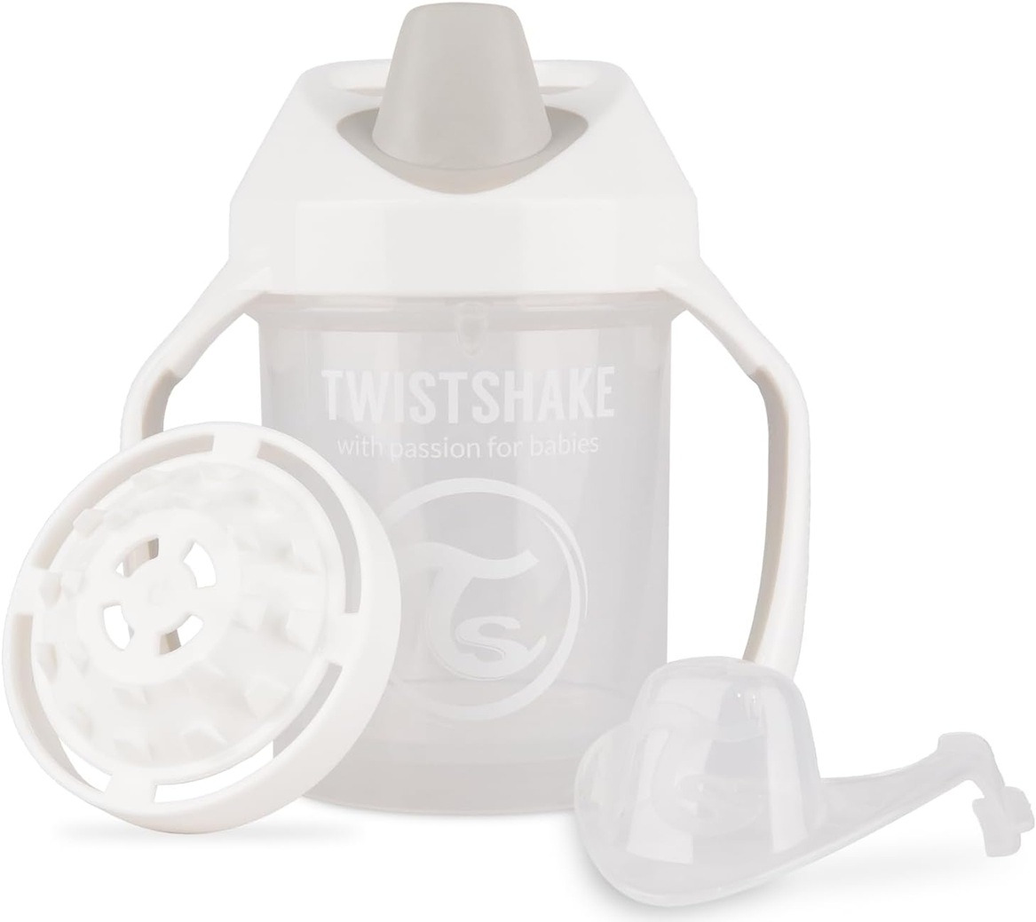 TWISTSHAKE Mini Cup εκπαιδευτικό ποτήρι με στόμιο και αναδευτήρα 230 ml 4 m+