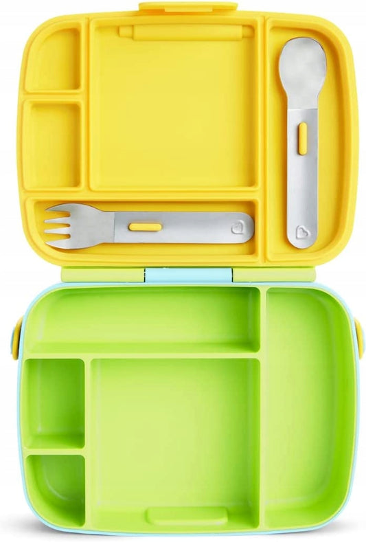 MUNCHKIN Bento Box uzsonnás doboz + evőeszköz, 5 rekesz