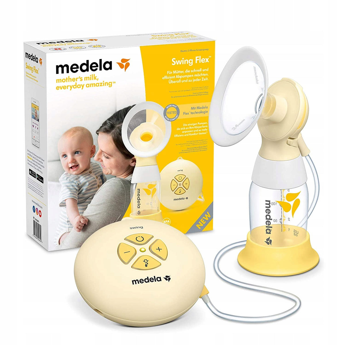 MEDELA Swing Flex sacaleches eléctrico de 2 fases