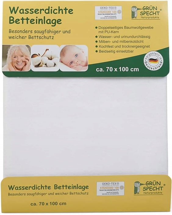 NATURSPECHT waterdichte matrasbeschermer 100x70 cm
