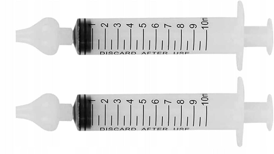 BABY AGE Nasenduschen-Spritzen 2 Stück 10ml