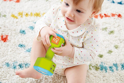 FISHER-PRICE GRF33dumbbellGerman language versionage 6 m+colour greenwidth 7 cm, length 14 cmtest batteries