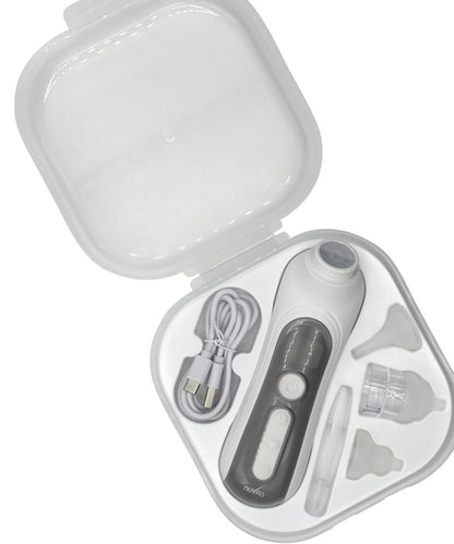 NUVITA neusaspirator met lampje en muziek + 3 mondstukken, etui en pincet