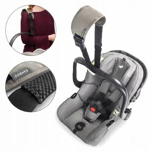 ZAMBOO tracolla per il trasporto del seggiolino auto 72-143 cm