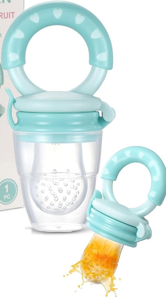 BEBI BORN mordedor dispensador de frutas para bebés 3-24m con 3 boquillas