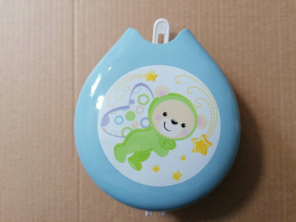 FISHER PRICE karuzela projektor + pilot, niebieska karuzela z misiem, stan powystawowy