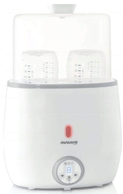 MINILAND Warmy Twin dubbele flessenwarmer en sterilisator
