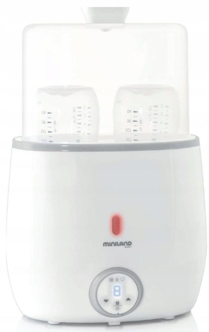 MINILAND Warmy Twin dubbele flessenwarmer en sterilisator