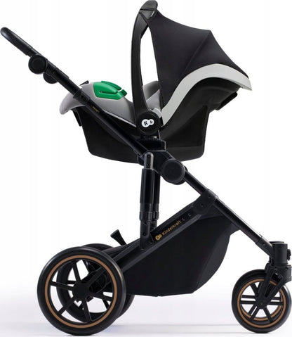 KINDERKRAFT PRIME2 PRO 3-in-1 multifunctionele kinderwagen tot 22kg + autostoeltje MINK PRO