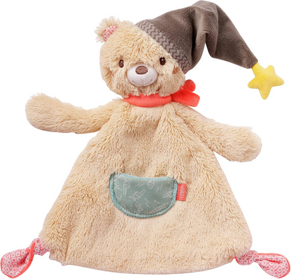 FEHN Beer Bruno comforter knuffeldeken 27 x 27 cm