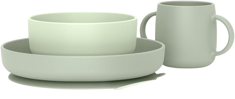 SUAVINEX Selection siliconen servies set 3-delig 4m+