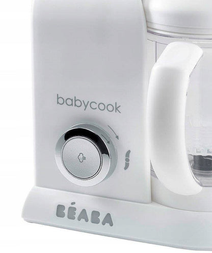 BEABA Babycook ROBOT KUCHENNY 4w1 parowar, mikser biały, wolny od BPA, z dzbankiem 1100 ml
