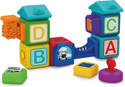 BABY EINSTEIN Connectables Bridge & Learn magnetische blokken 15 stuks