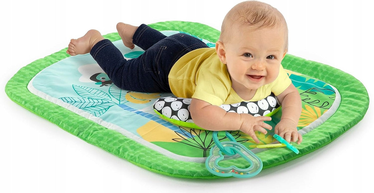 BRIGHT STARTS Easy Breezy speelkleed + kussen en 2 speeltjes 54 x 67 cm