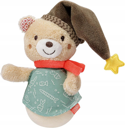 FEHN Bruno mackó csörgő rágóka 14 cm