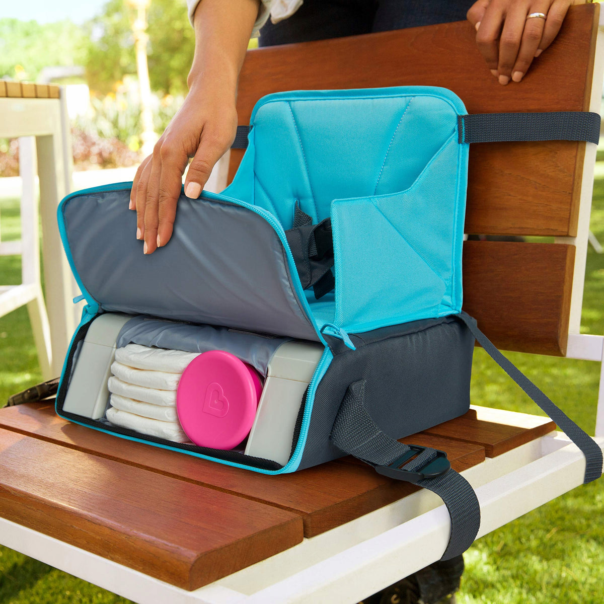Munchkin Travel Booster draagbare stoelverhoger 12–36 maanden — afbeelding 2