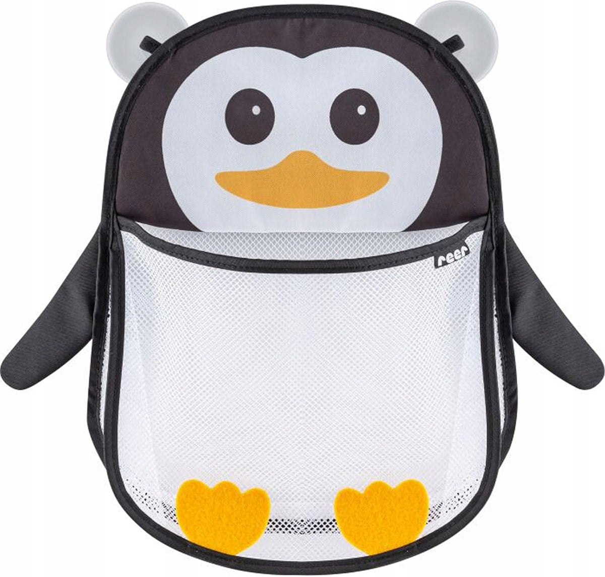 REER MyHappyPingu netorganizer voor badspeelgoed met zuignappen PINGUÏN