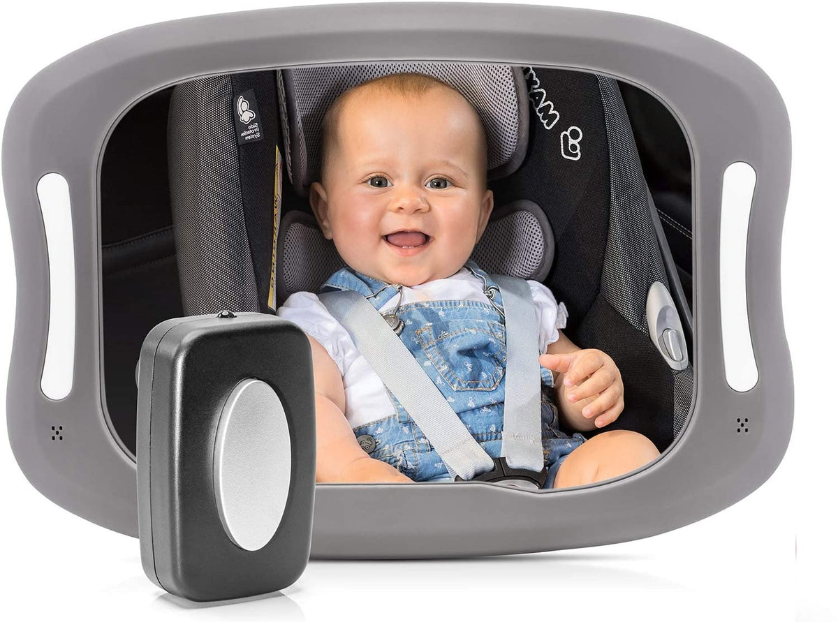 REER baby observation mirror, LIGHT + REMOTE CONTROL