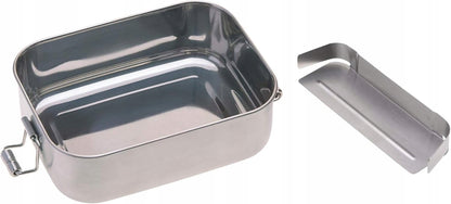 LASSIG Garden Explorer stalen-bamboe lunchbox 12,7 x 17,5 cm