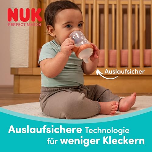 NUK Perfect Match Learner kubek 150 ml 6m+ Kubuś Puchatek, treningowy kubek dla dziecka z systemem przeciw wyciekaniu