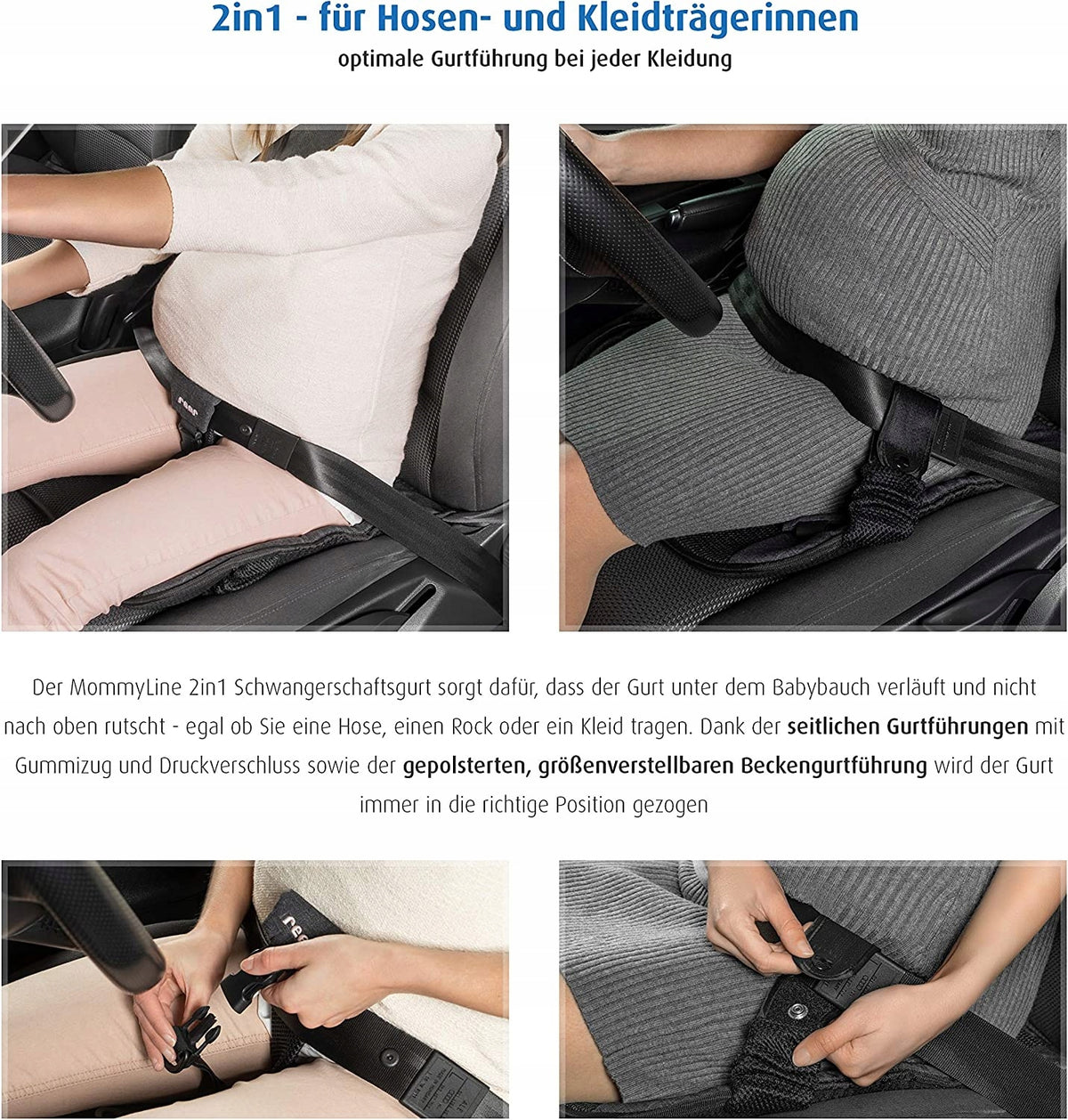REER car belt adapter for pregnant women