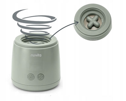 NUVITA Warm'N'Mix draagbare flessenwarmer geschikt voor flessen van verschillende merken 9 x 8,5 cm