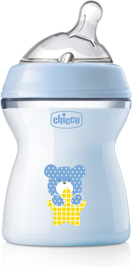 CHICCO NaturalFeeling fles 250 ml 3 m+ gemiddelde stroom