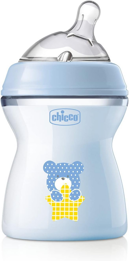CHICCO NaturalFeeling fles 250 ml 3 m+ gemiddelde stroom