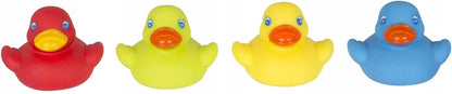 PLAYGRO Bright Baby Duckies rubberen bad eendjes 6 m+ 4 stuks