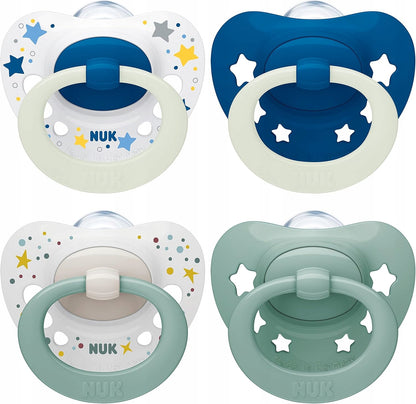 NUK SIGNATURE Day&Night Schnuller x4 0-6 Monate