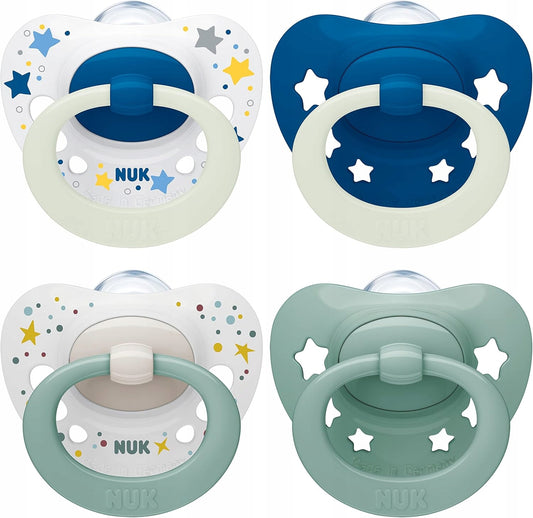 NUK SIGNATURE Day&Night cumlík x4 0–6 mesiacov