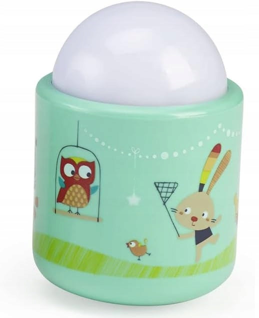 PABOBO Nomade bezprzewodowa lampka nocna 8x5 cm, zielona lampka LED dla dziecka, przenośna i bezpieczna