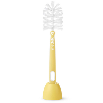 MEDELA 2-in-1 borstel voor het reinigen van spenen en flessen 30 cm + standaard