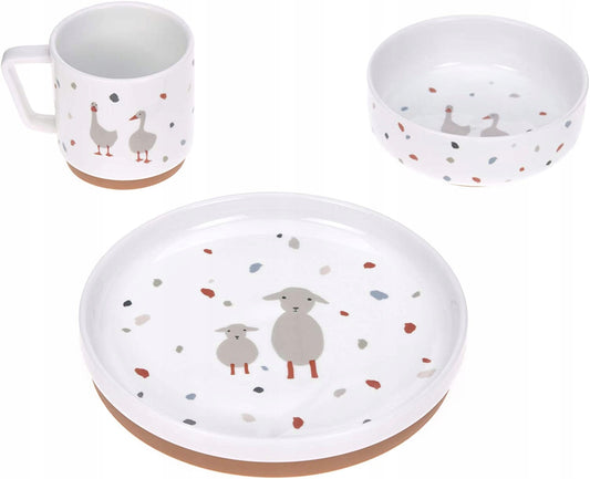 LASSIG Tiny Farmer súprava porcelánového riadu